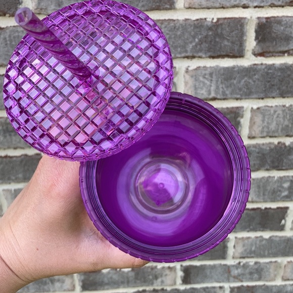 Starbucks Summer Purple/Red Grid Tumbler - Picture 5 of 10
